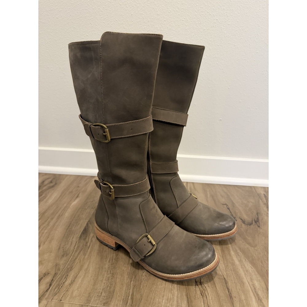 Anthropologie Fortress Of Inca Delray Knee High Nubuck Boho Riding Boots Size 8